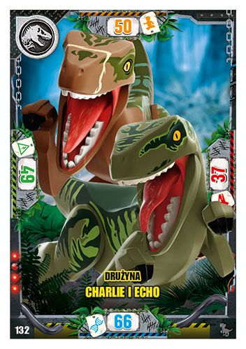 LEGO® Jurassic World™ - Nr 132: Drużyna Charlie i Echo