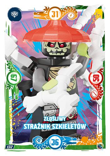 LEGO® NINJAGO® TCG9 - Nr 132: Złośliwy strażnik szkieletów