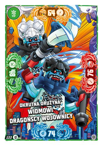 LEGO® NINJAGO® TCG11 - Nr 133: Okrutna drużyna widmowi dragońscy wojownicy