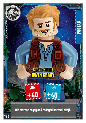 LEGO® Jurassic World™ - Nr 134: Pewny siebie Owen Grady