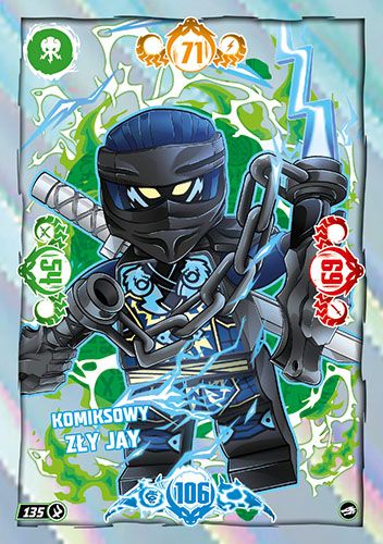 LEGO® NINJAGO® TCG10 - Nr 135: Komiksowy zły Jay