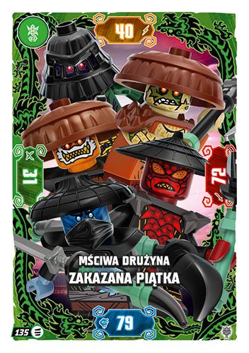LEGO® NINJAGO® TCG11 - Nr 135: Mściwa drużyna Zakazana Piątka