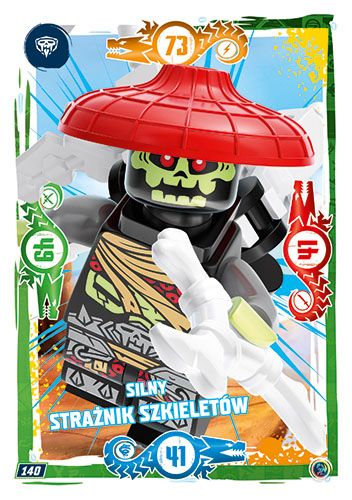 LEGO® NINJAGO® TCG9 - Nr 140: Silny strażnik szkieletów