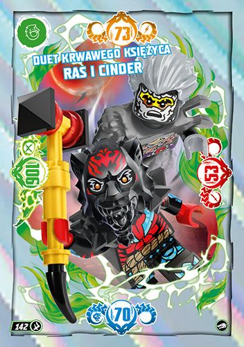 LEGO® NINJAGO® TCG10 - Nr 142: Duet Krwawego Księżyca Ras i Cinder