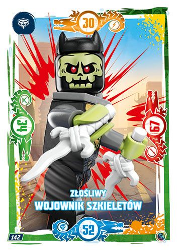 LEGO® NINJAGO® TCG9 - Nr 142: Złośliwy wojownik szkieletów