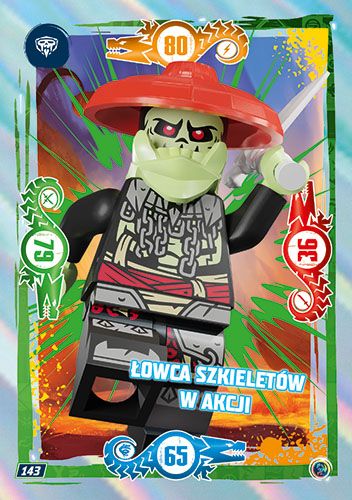 LEGO® NINJAGO® TCG9 - Nr 143: Łowca szkieletów w akcji