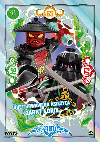 LEGO® NINJAGO® TCG10 - Nr 144: Duet Krwawego Księżyca Zarkt i Drix