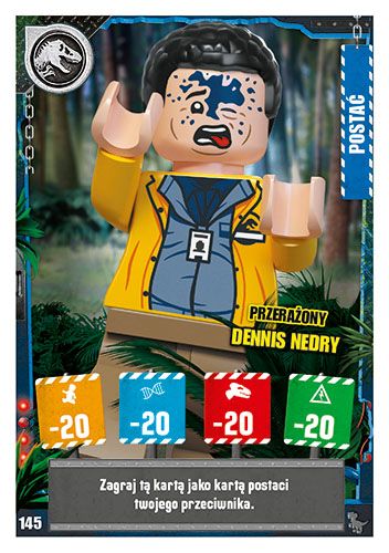 LEGO® Jurassic World™ - Nr 145: Przerażony Dennis Nedry