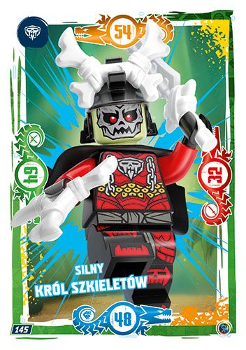 LEGO® NINJAGO® TCG9 - Nr 145: Silny król szkieletów