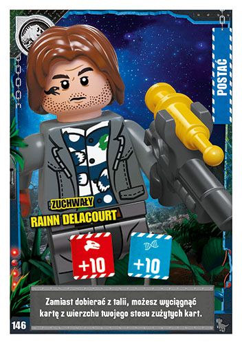LEGO® Jurassic World™ - Nr 146: Zuchwały Rainn Delacourt