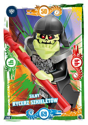 LEGO® NINJAGO® TCG9 - Nr 146: Silny rycerz szkieletów