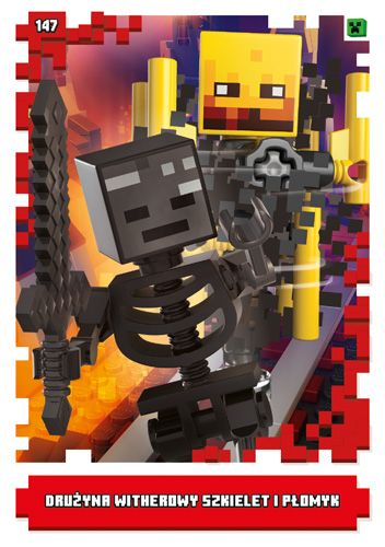 LEGO® Minecraft™ - Nr147: Drużyna witherowy szkielet i płomyk