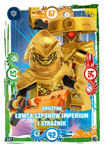 LEGO® NINJAGO® TCG9 - Nr 147: Drużyna łowca Szponów imperium i strażnik