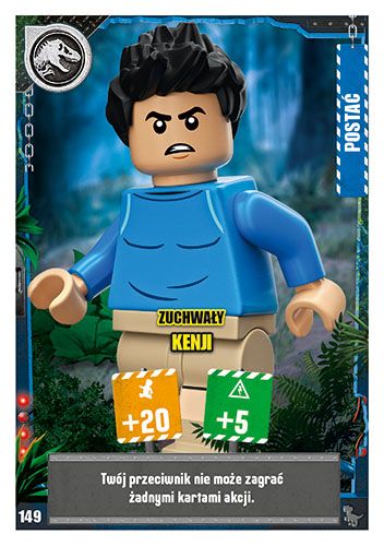 LEGO® Jurassic World™ - Nr 149: Zuchwały Kenji