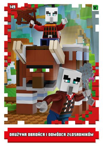 LEGO® Minecraft™ - Nr149: Drużyna obrońca i dowódca złosadników