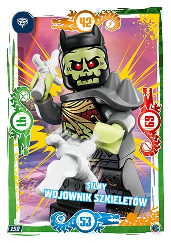 LEGO® NINJAGO® TCG9 - Nr 150: Silny wojownik szkieletów