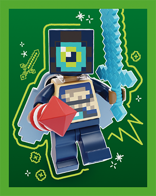 LEGO® Minecraft™ Stickers - Nr151