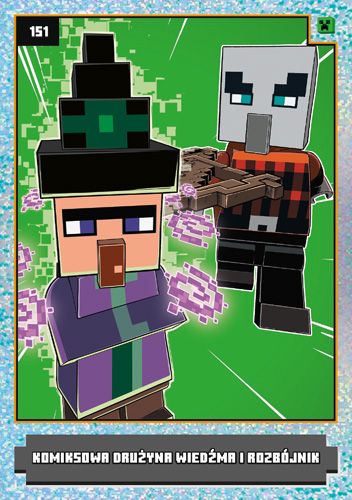 LEGO® Minecraft™ - Nr151: Komiksowa drużyna wiedźma i rozbójnik