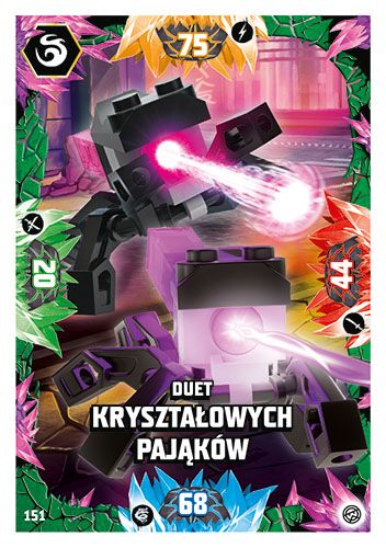 LEGO® NINJAGO® TCG8 - Nr 151: Duet kryształowych pająków