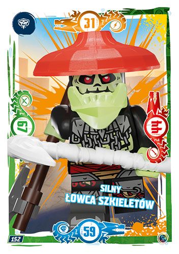 LEGO® NINJAGO® TCG9 - Nr 152: Silny łowca szkieletów