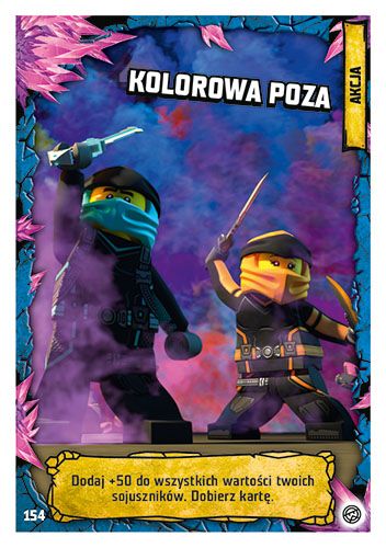 LEGO® NINJAGO® TCG8 - Nr 154: Kolorowa poza