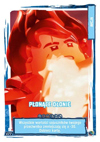 LEGO® NINJAGO® TCG9 - Nr 177: Płonące dłonie