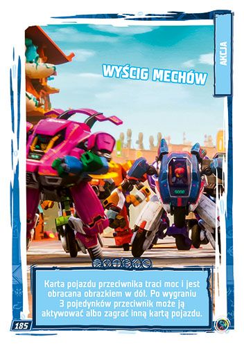 LEGO® NINJAGO® TCG9 - Nr 185: Wyścig mechów