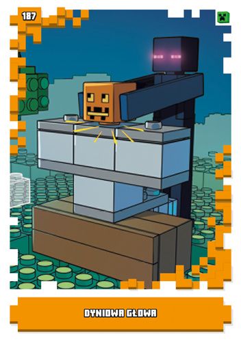 LEGO® Minecraft™ - Nr187: Dyniowa głowa