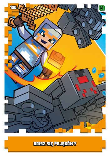 LEGO® Minecraft™ - Nr190: Boisz się pająków?