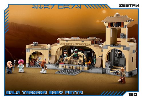LEGO® Star Wars® TCC4 - Nr 190: Sala tronowa Boby Fetta