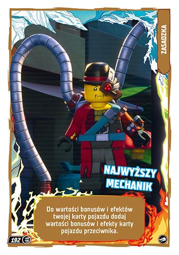 LEGO® NINJAGO® TCG10 - Nr 192: Najwyższy Mechanik