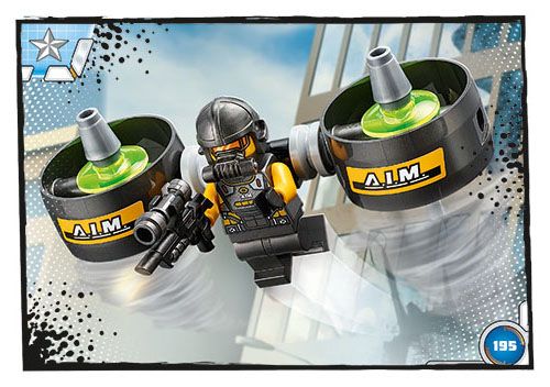 LEGO® MARVEL Avengers TCC - Nr 195: Plecak odrzutowy agenta AIM