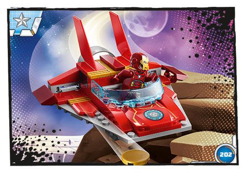 LEGO® MARVEL Avengers TCC - Nr 202: Odrzutowiec Iron Mana