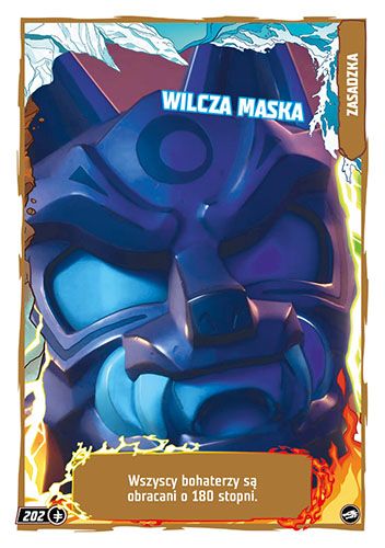 LEGO® NINJAGO® TCG10 - Nr 202: Wilcza maska