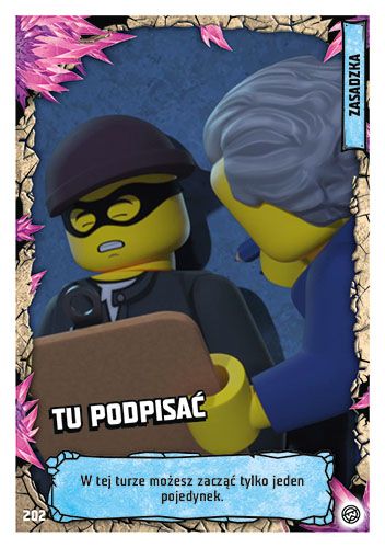 LEGO® NINJAGO® TCG8 - Nr 202: Tu podpisać