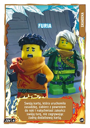 LEGO® NINJAGO® TCG10 - Nr 204: Furia