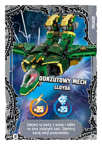 LEGO® NINJAGO® TCG11 - Nr 204: Odrzutowy mech Lloyda