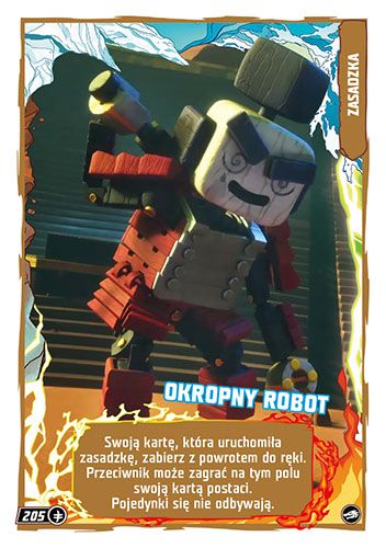 LEGO® NINJAGO® TCG10 - Nr 205: Okropny robot