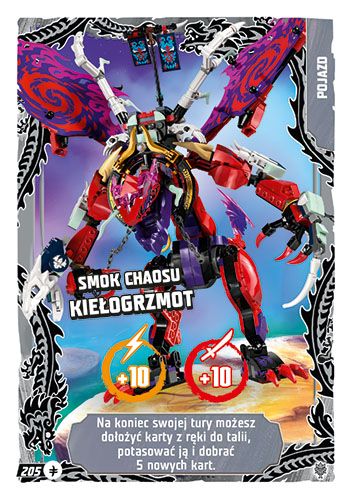 LEGO® NINJAGO® TCG11 - Nr 205: Smok chaosu Kiełogrzmot
