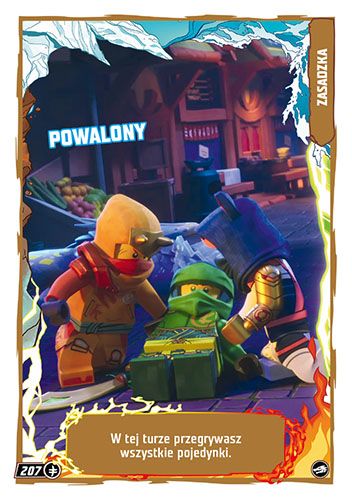 LEGO® NINJAGO® TCG10 - Nr 207: Powalony