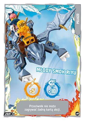 LEGO® NINJAGO® TCG10 - Nr 208: Młody smok Riyu