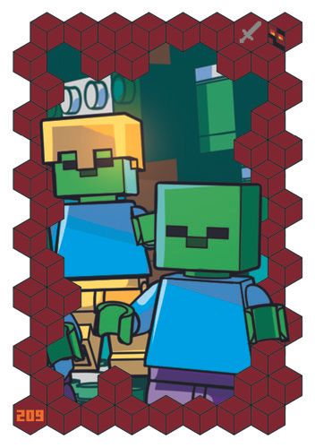 LEGO® Minecraft™ TCC3 - Nr  209: Zombie-Gang