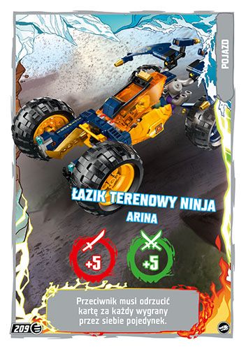 LEGO® NINJAGO® TCG10 - Nr 209: Łazik terenowy ninja Arina