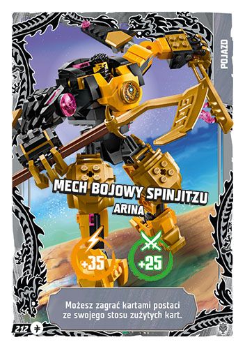 LEGO® NINJAGO® TCG11 - Nr 212: Mech bojowy Spinjitzu Arina