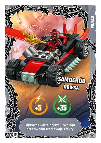 LEGO® NINJAGO® TCG11 - Nr 214: Samochód Driksa