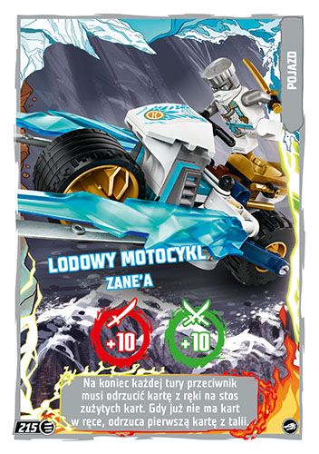 LEGO® NINJAGO® TCG10 - Nr 215: Lodowy motocykl Zane’a