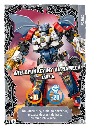 LEGO® NINJAGO® TCG11 - Nr 216: Wielofunkcyjny ultramech Zane'a
