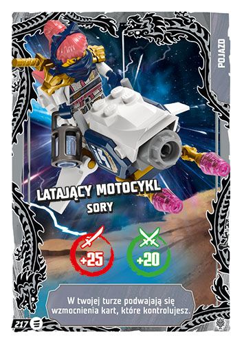LEGO® NINJAGO® TCG11 - Nr 217: Latający motocykl Sory