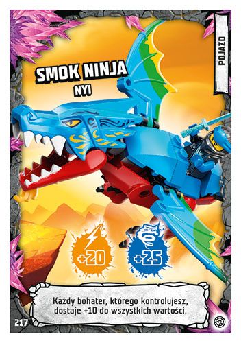 LEGO NINJAGO TCG8 Nr 217 Smok ninja Nyi Kultowy.pl