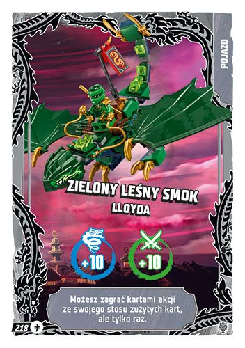 LEGO® NINJAGO® TCG11 - Nr 218: Zielony leśny smok Lloyda